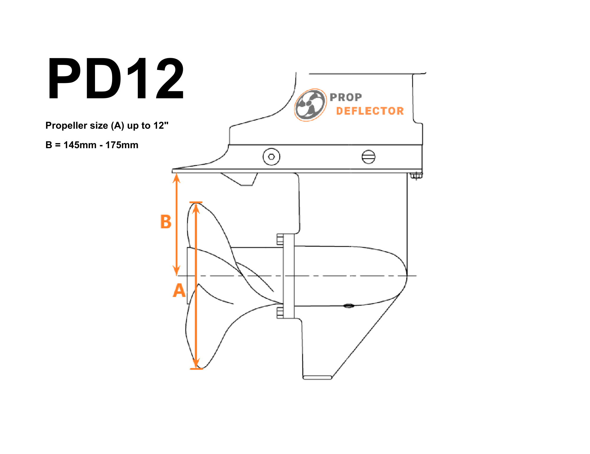 Universal prop deflector