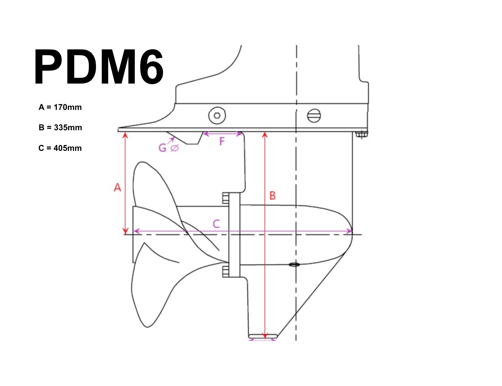 Prop deflector for Mercury/Mariner/Tohatsu outboard engine