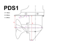 Prop deflector for Suzuki outboard engine