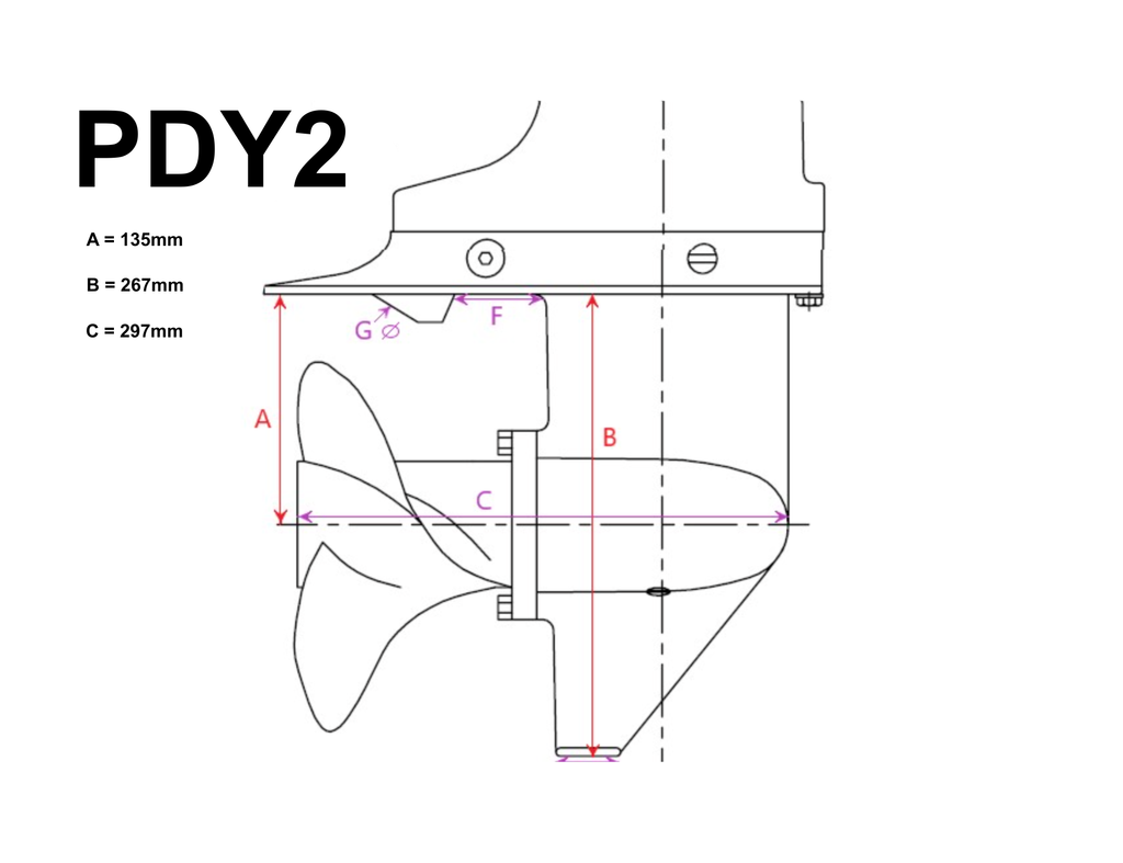 Prop deflector for Yamaha Outboard Engine